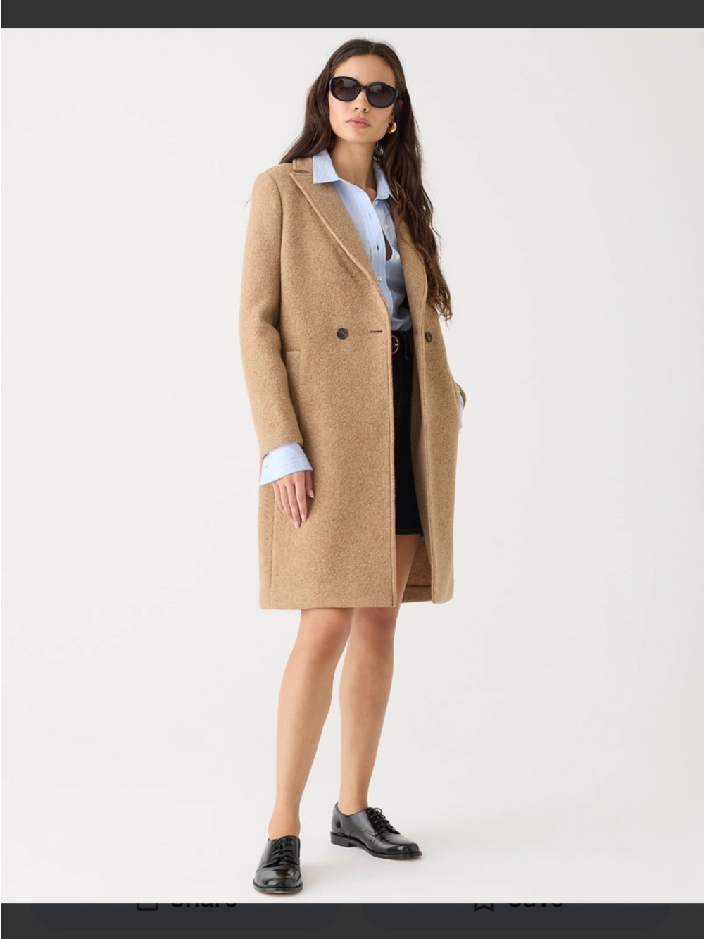 J.Crew Daphne Wool Topcoat